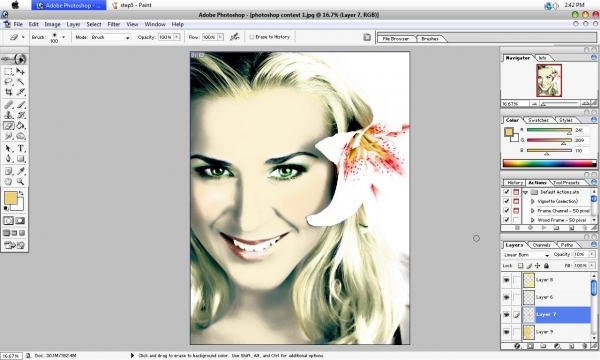 Creation of girl: Step 6